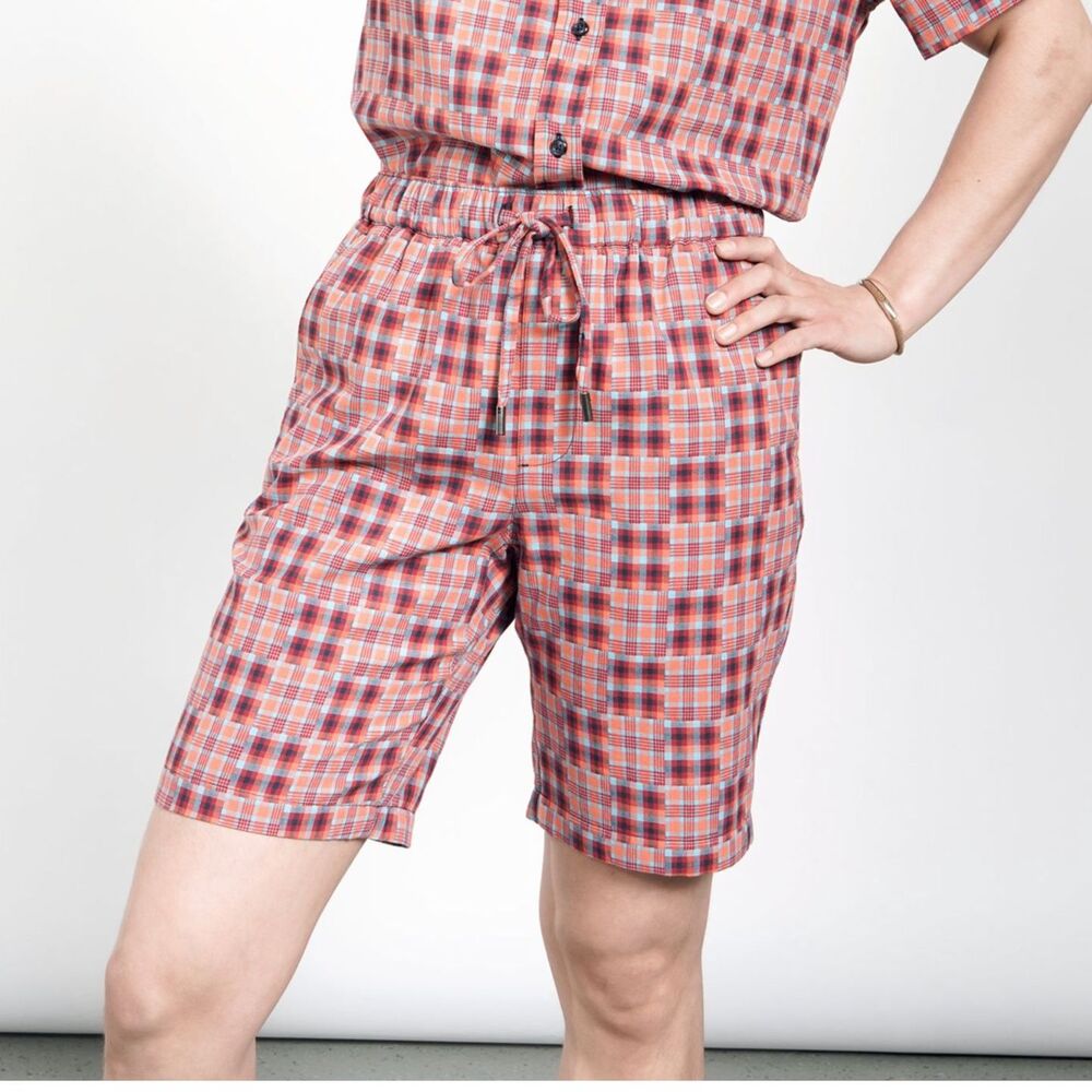 Wildfang The Essential Drawstring Short Patchwork XS NEW